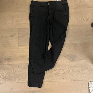 Women’s quince black pants size 27